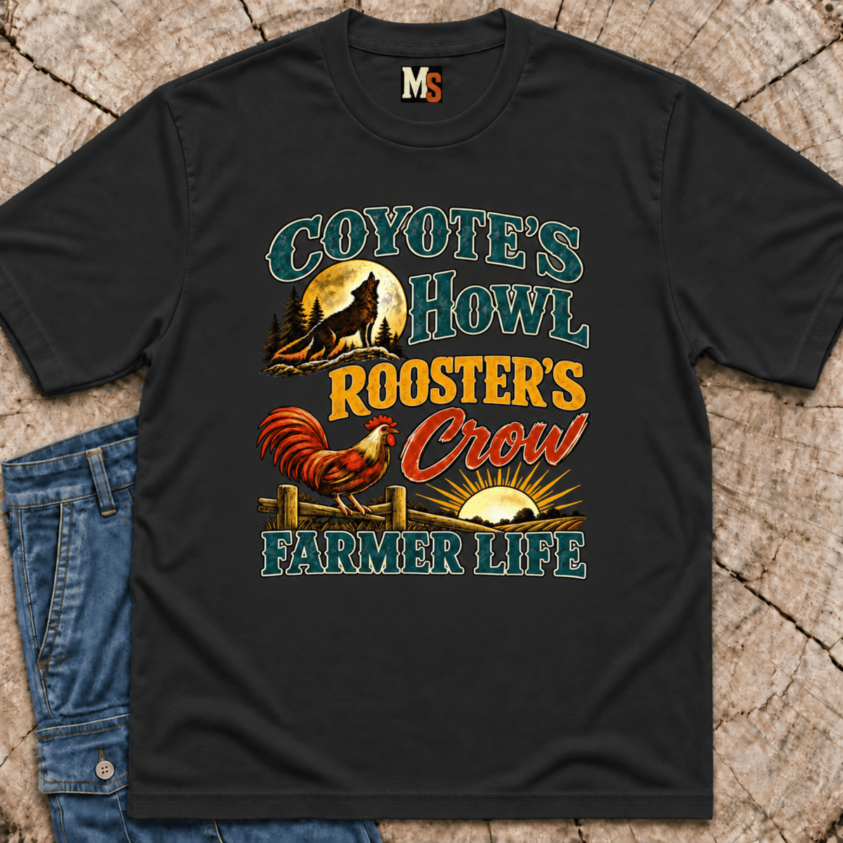 Coyote's Howl, Roosters Crow, Repeat T-shirt