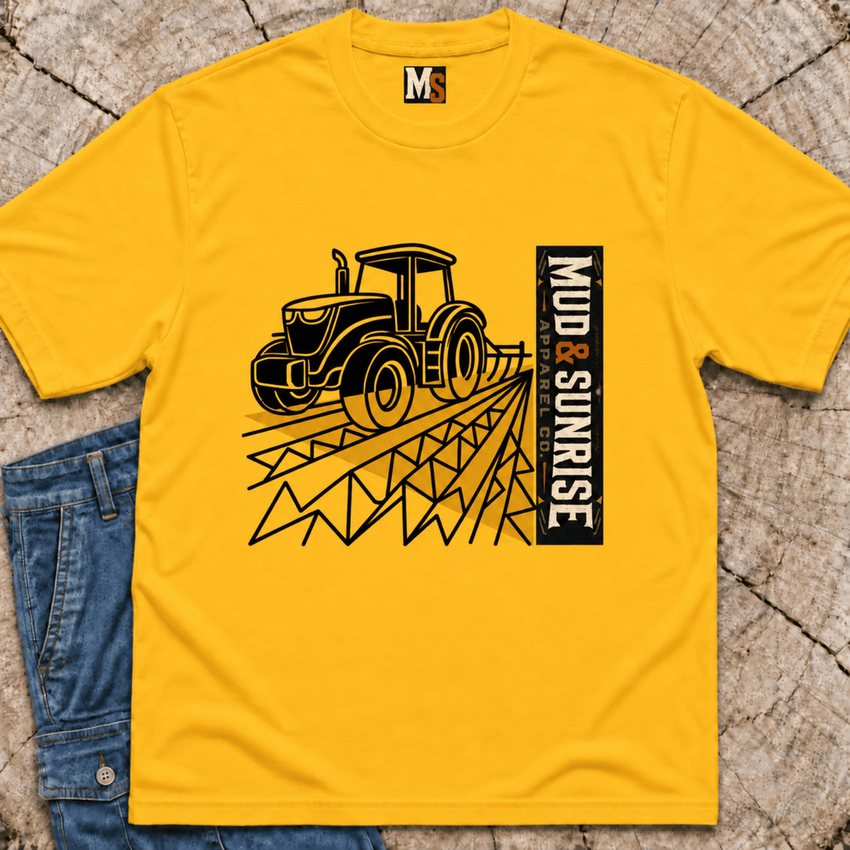 Tractor 'Mud & Sunrise' T‑Shirt