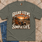 Grand Views, Best Buddies and Good Brews - The simple life T-shirt