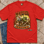 Mud Happens T-Shirt — Vintage Tractor Off-Road Farming Tee