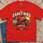 The Early Bird Drives Diesel T-Shirt